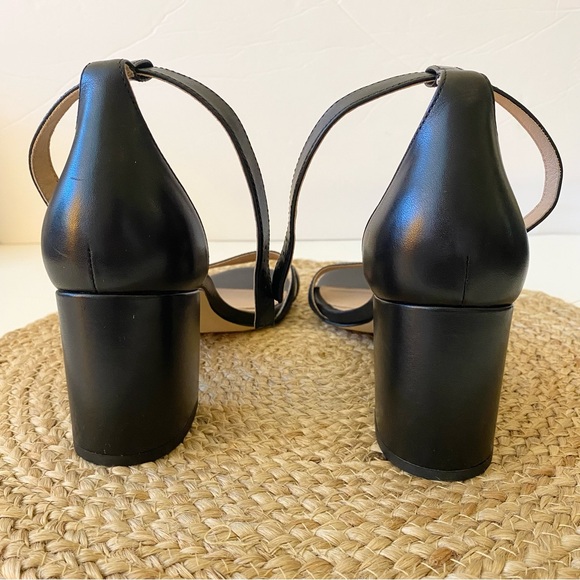 COLE HAAN Adelaide Leather Sandal Heels in Black - 9 - Picture 4 of 16